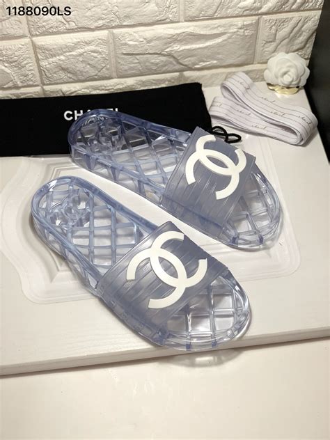 chanel clear sandals|chanel transparent sandals.